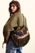 DESIGUAL Fringed bag designed by Mr. Christian Lacroix