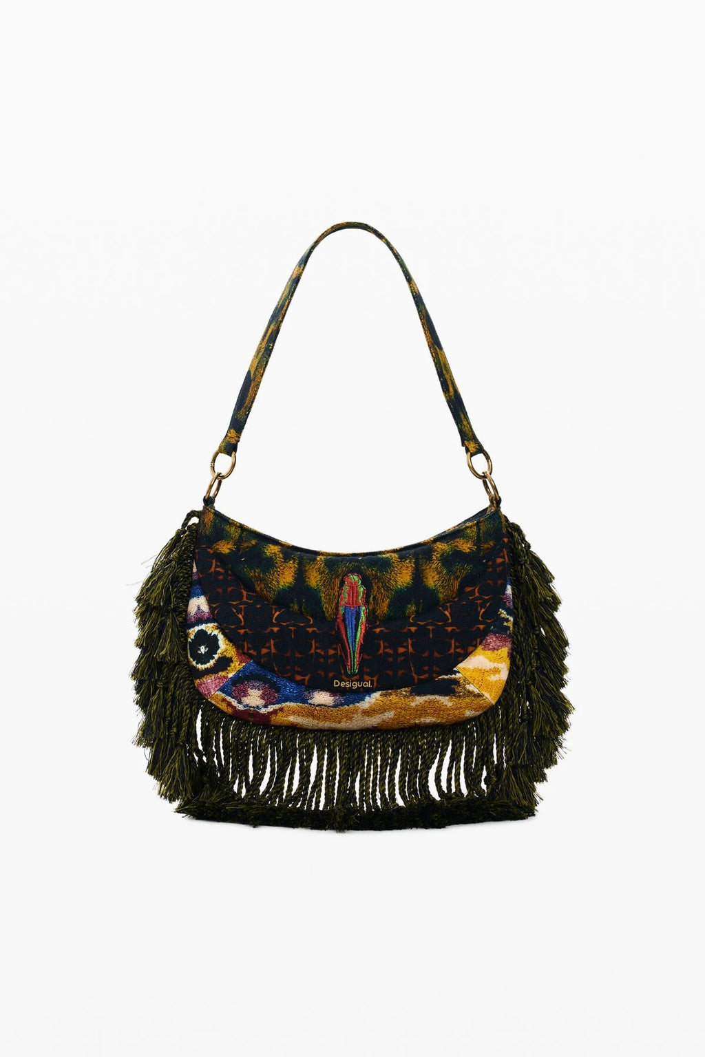 DESIGUAL Fringed bag designed by Mr. Christian Lacroix