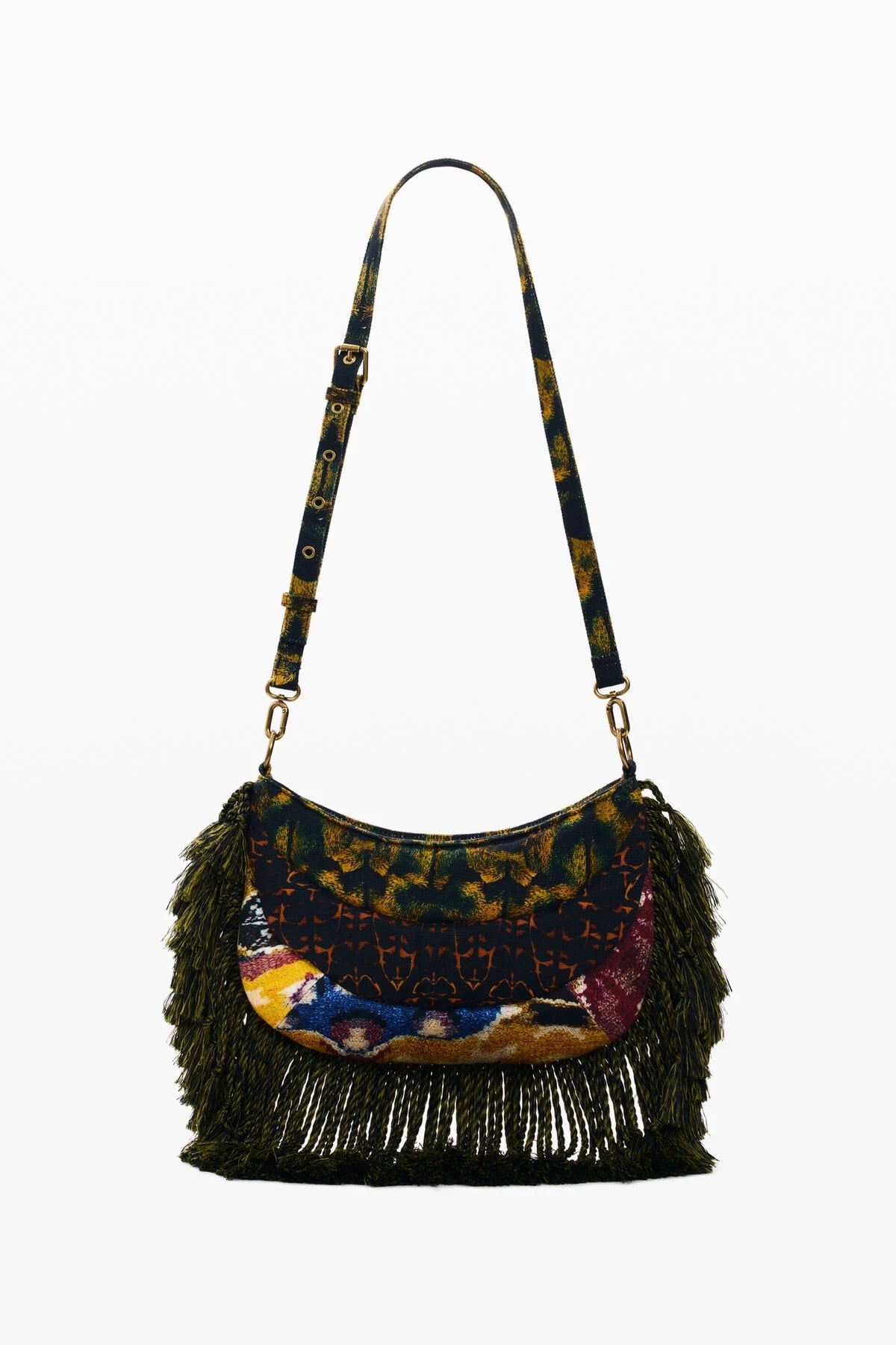 DESIGUAL Fringed bag designed by Mr. Christian Lacroix