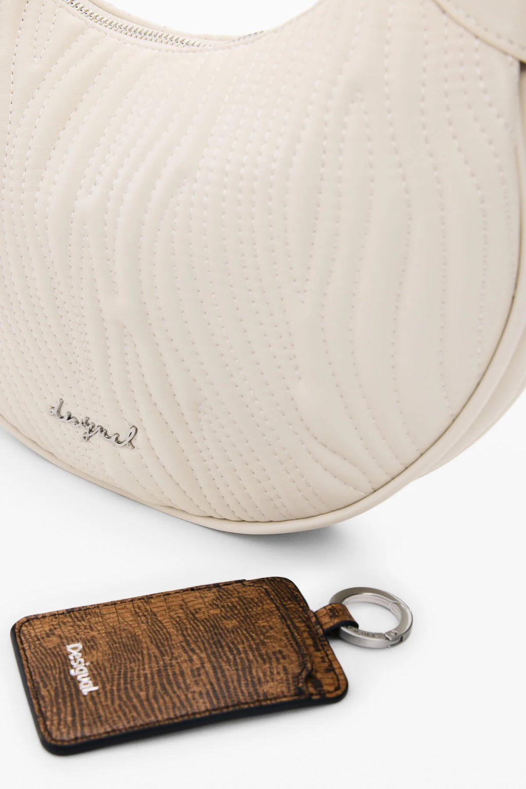 DESIGUAL Oval Bag With Embossing