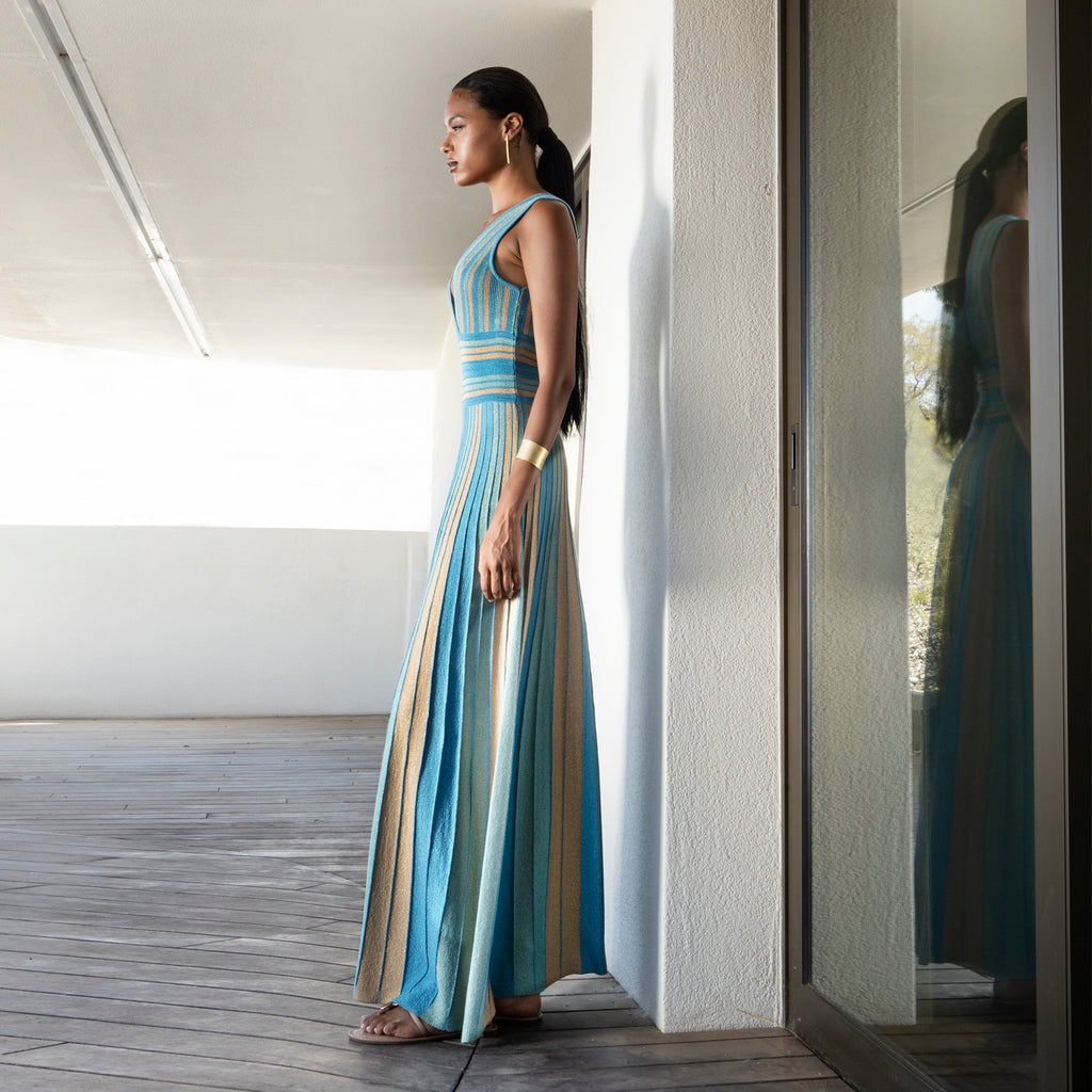 Striped Maxi Dress