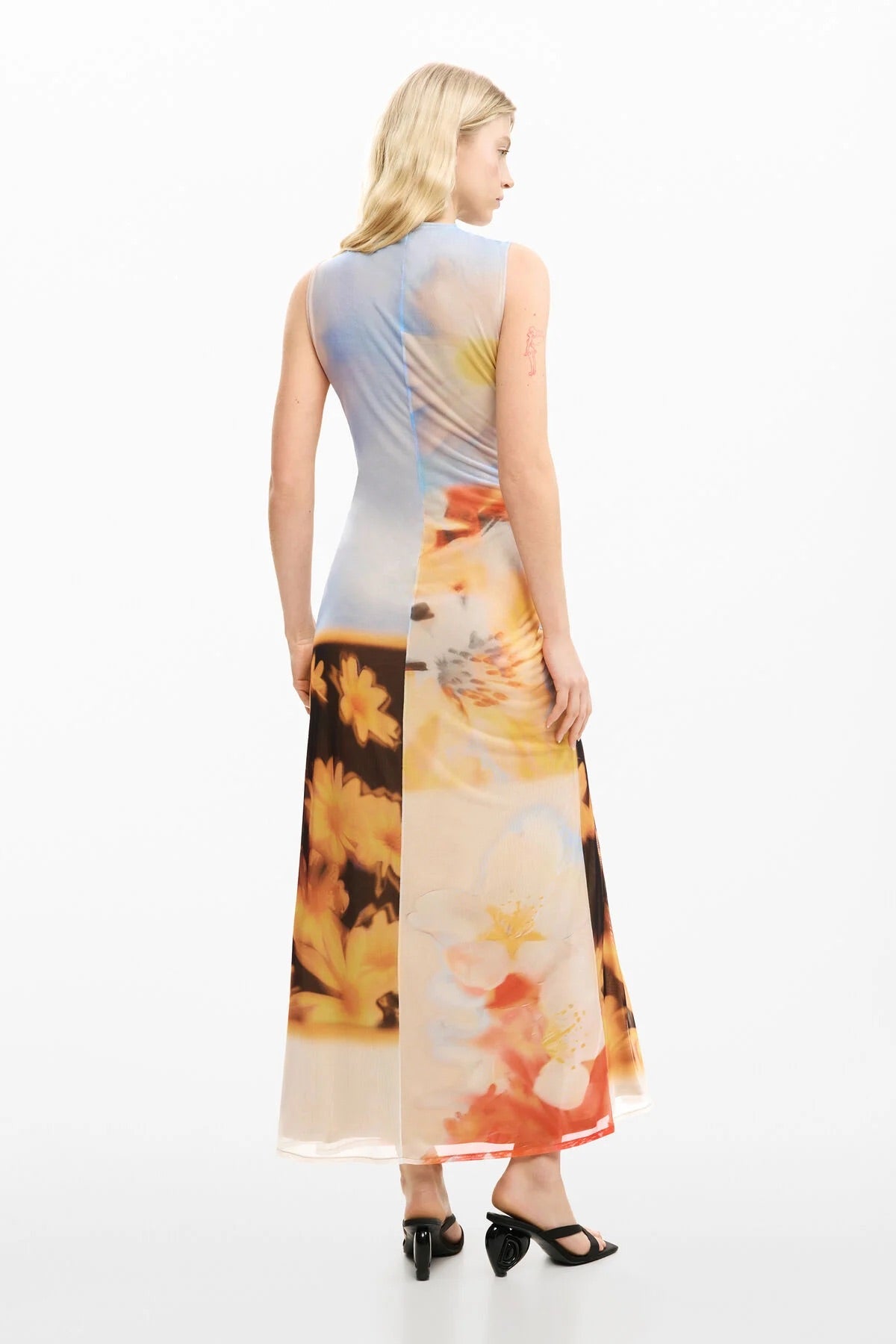 Draped Long Dress